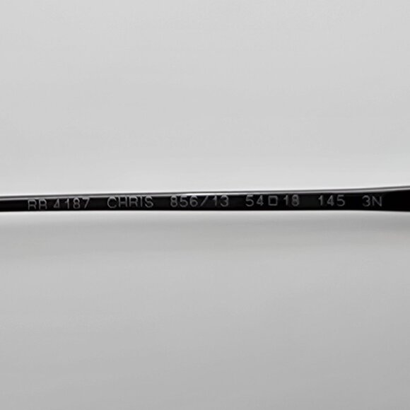 Ray-Ban RB4187 856/13 Chris Havana Rubber Frame Brown Gradient Lens Sunglasses - Picture 7 of 14